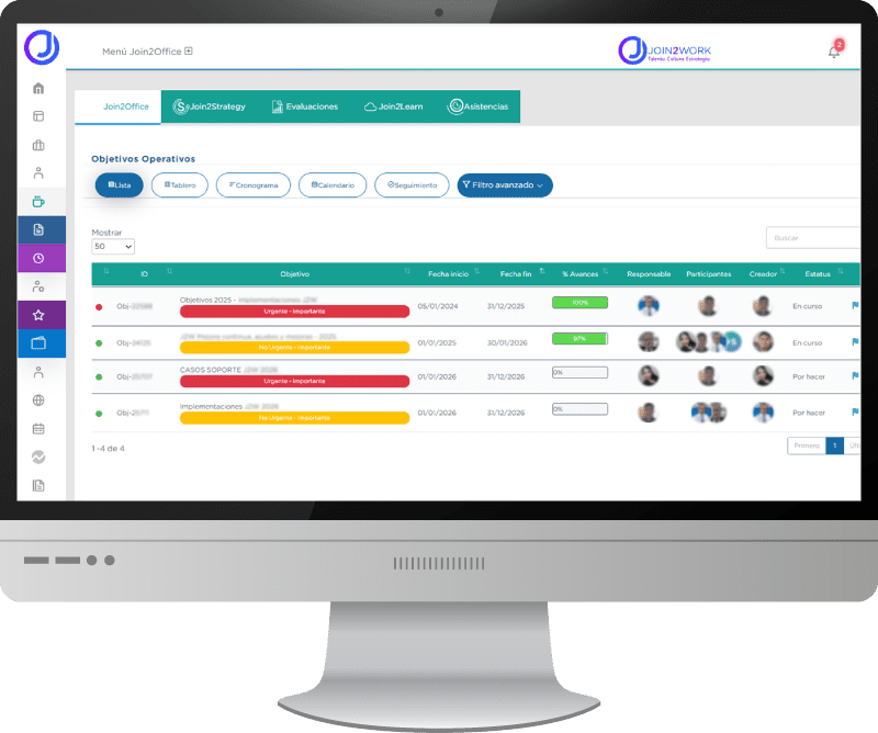 Join2Office: Gestión de productividad y trabajo colaborativo para equipos modernos